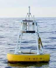 Buoy at sea